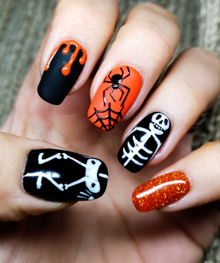 Blood Drip Nails